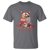 Our First Christmas As Mrs Mrs T Shirt LGBT Les Couple Xmas - Wonder Print Shop