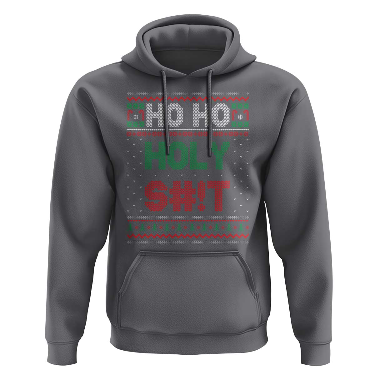 Funny Christmas Hoodie Ho Ho Holy Shit