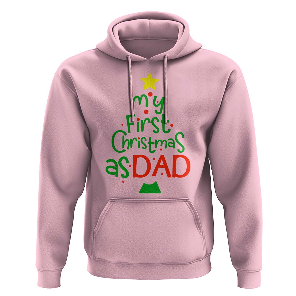 My First Christmas As Dad Family Matching Hoodie
