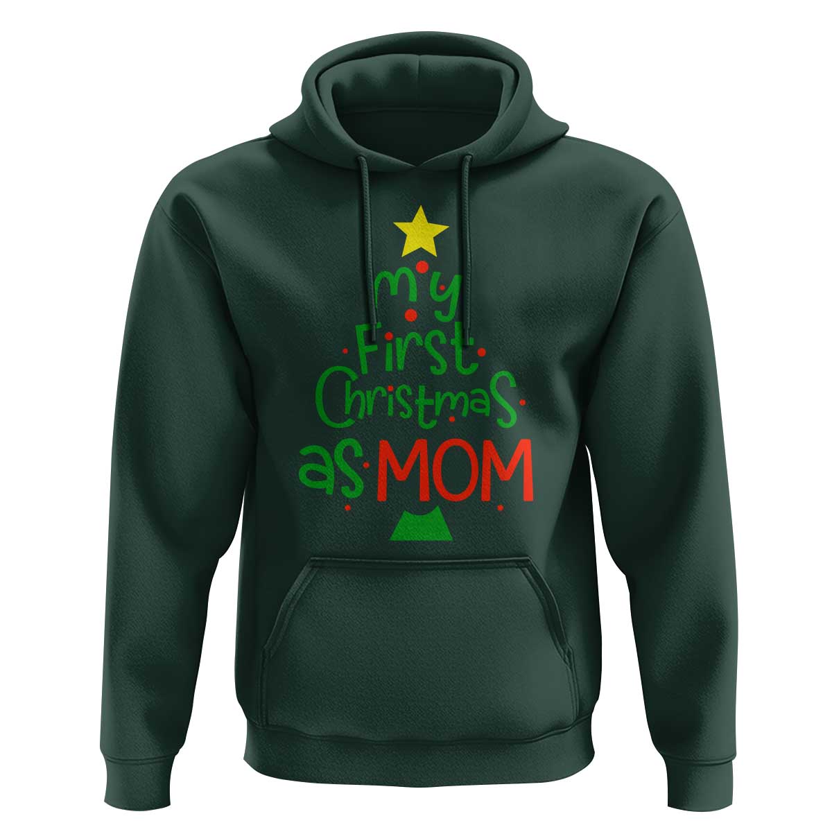 My First Christmas As Mom Family Matching Hoodie