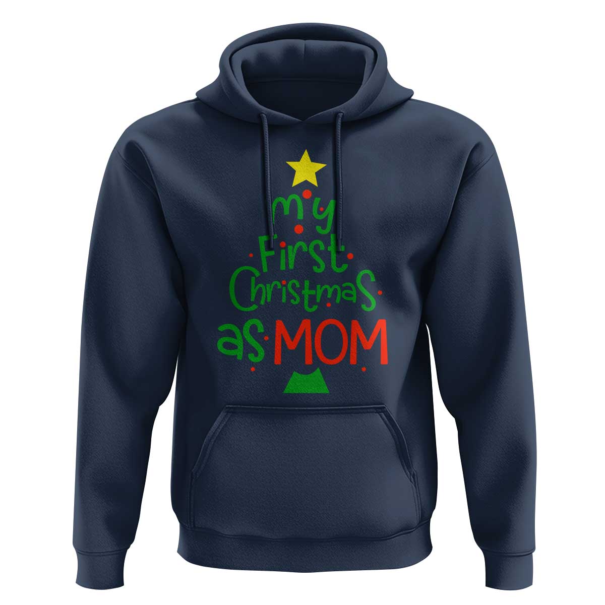 My First Christmas As Mom Family Matching Hoodie