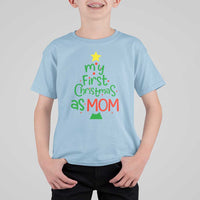 My First Christmas As Mom Family Matching T Shirt For Kid - Wonder Print Shop