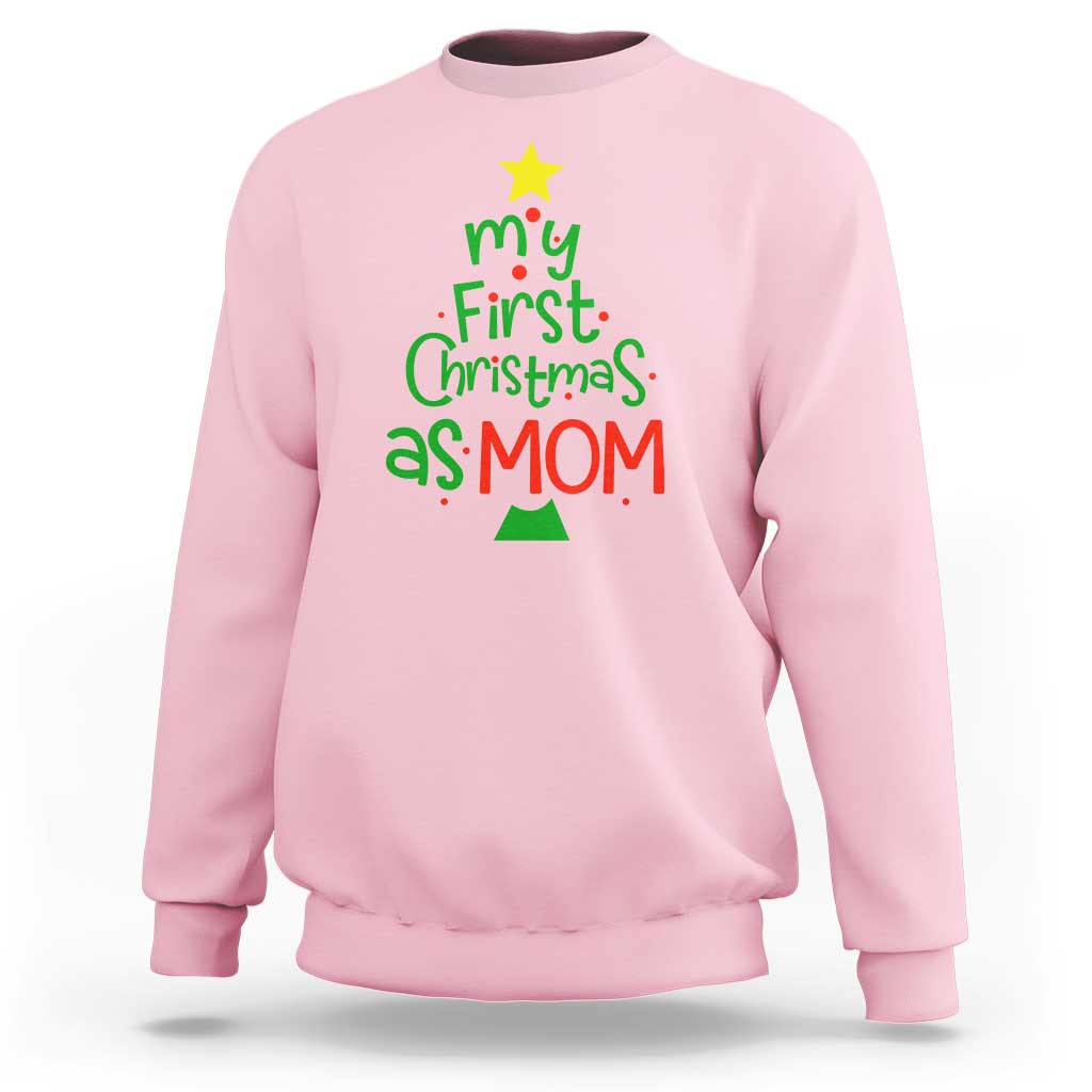 My First Christmas As Mom Family Matching Sweatshirt - Wonder Print Shop