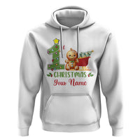 Personalized First Christmas Hoodie Custom Name Baby Gingerbread My 1st Xmas