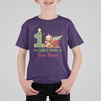 Personalized First Christmas T Shirt For Kid Custom Name Baby Gingerbread My 1st Xmas - Wonder Print Shop
