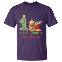 Personalized First Christmas T Shirt Custom Name Baby Gingerbread My 1st Xmas - Wonder Print Shop