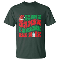 Funny First Christmas T Shirt Sorry Santa I Drank The Milk - Wonder Print Shop