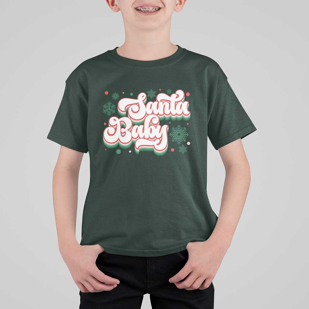 Funny Santa Baby T Shirt For Kid - Wonder Print Shop