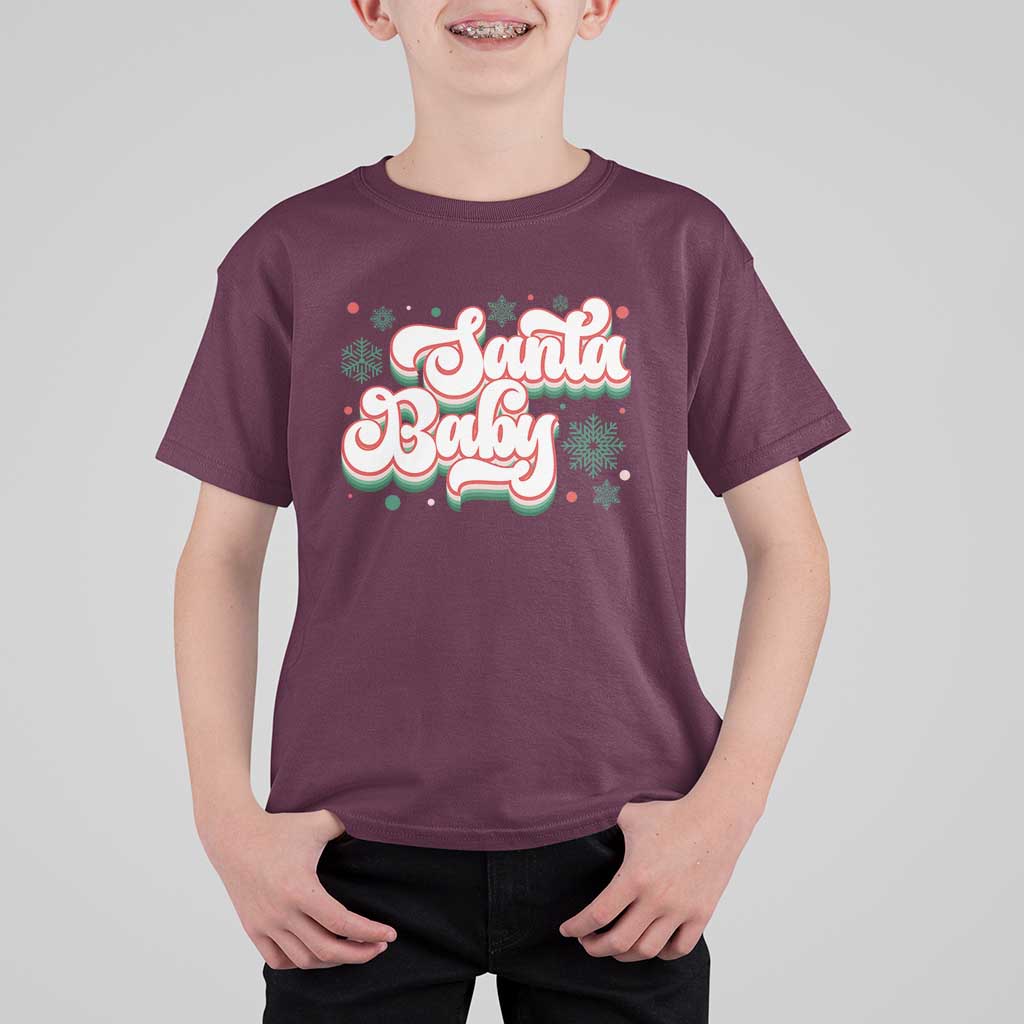 Funny Santa Baby T Shirt For Kid - Wonder Print Shop