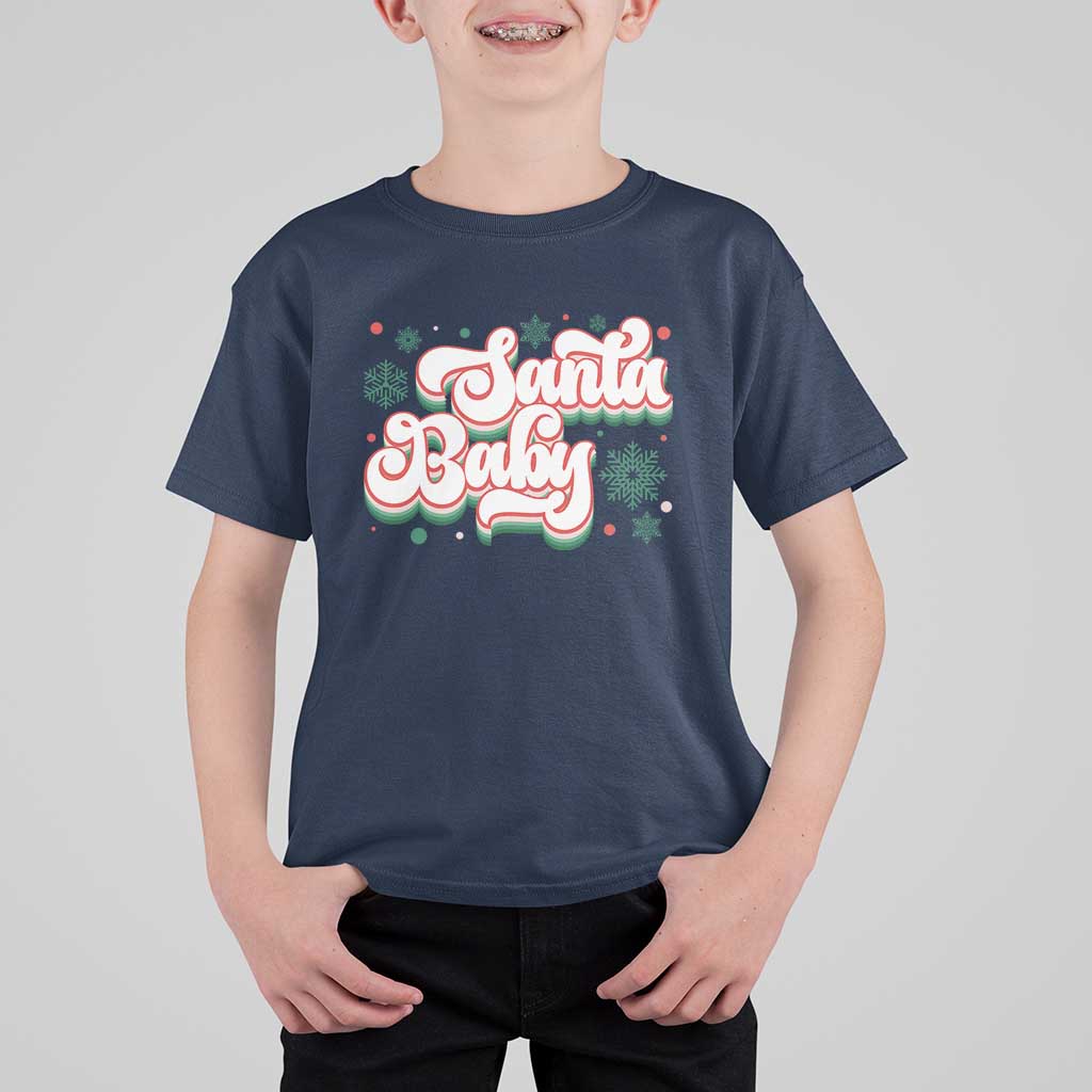 Funny Santa Baby T Shirt For Kid - Wonder Print Shop