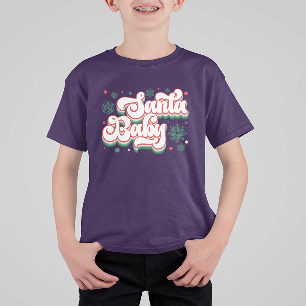 Funny Santa Baby T Shirt For Kid - Wonder Print Shop