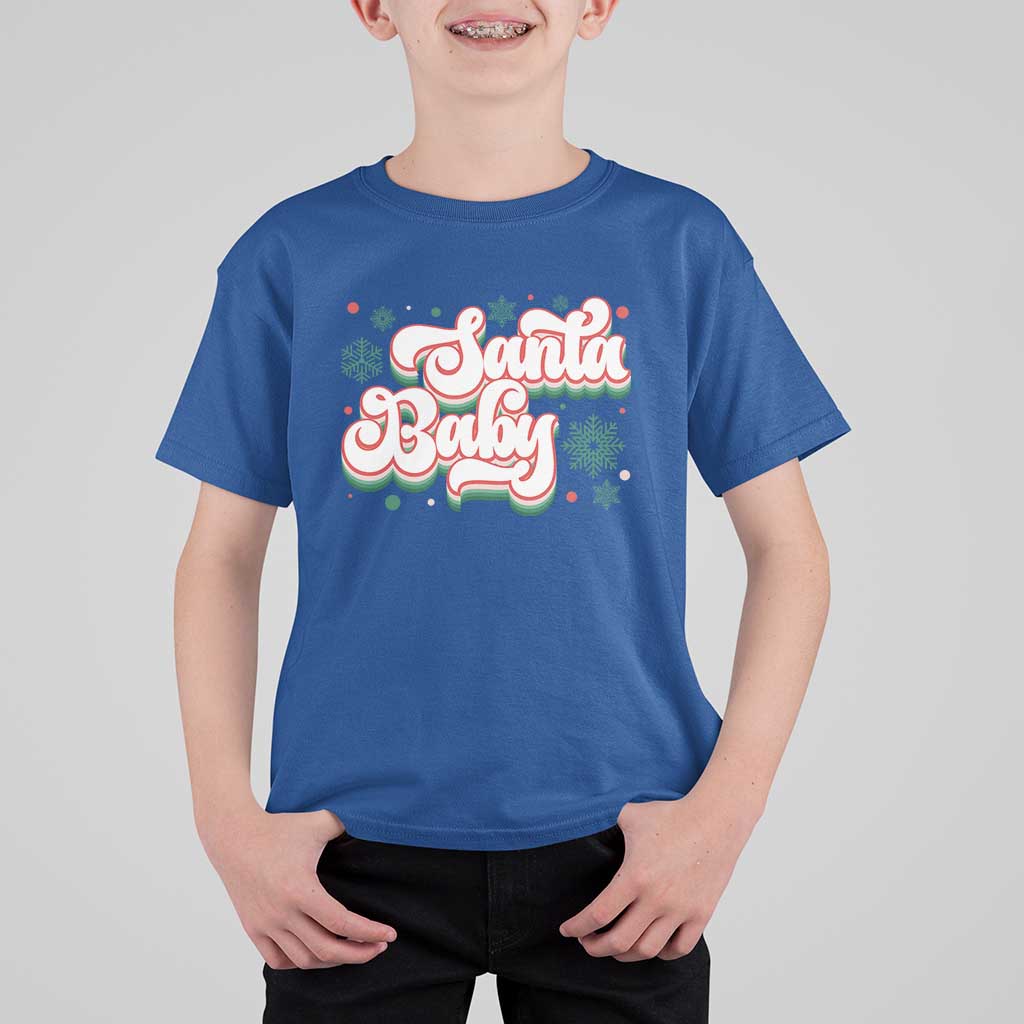 Funny Santa Baby T Shirt For Kid - Wonder Print Shop
