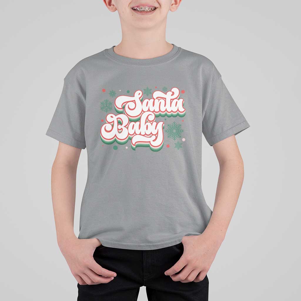 Funny Santa Baby T Shirt For Kid - Wonder Print Shop