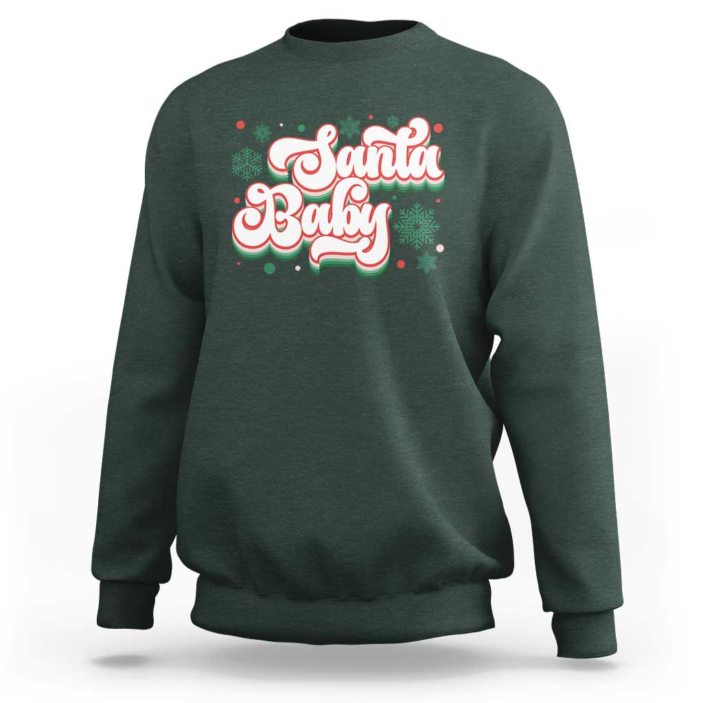 Funny Santa Baby Sweatshirt - Wonder Print Shop