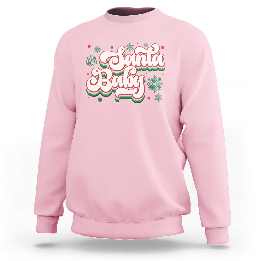 Funny Santa Baby Sweatshirt - Wonder Print Shop