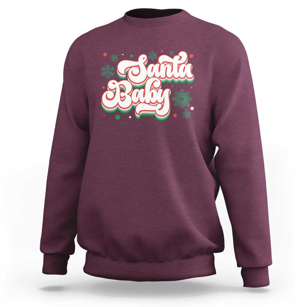 Funny Santa Baby Sweatshirt - Wonder Print Shop