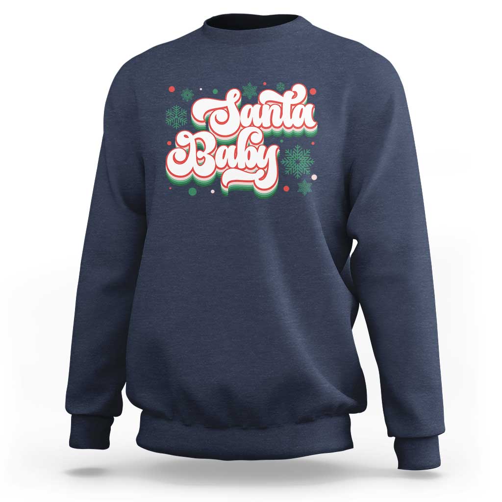 Funny Santa Baby Sweatshirt - Wonder Print Shop