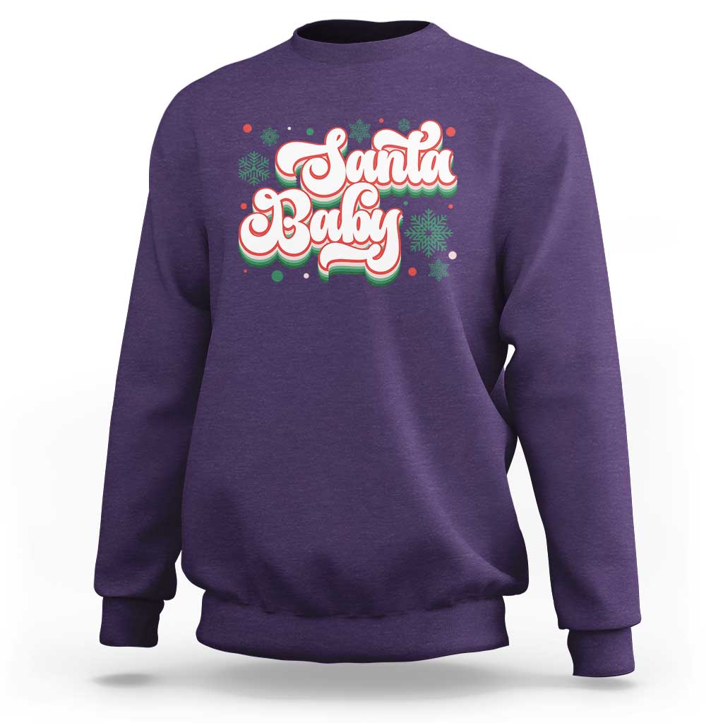 Funny Santa Baby Sweatshirt - Wonder Print Shop