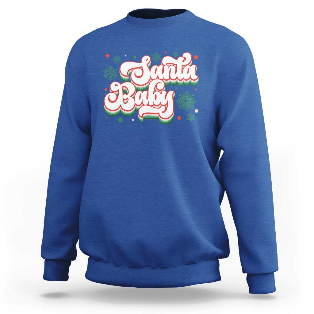 Funny Santa Baby Sweatshirt - Wonder Print Shop
