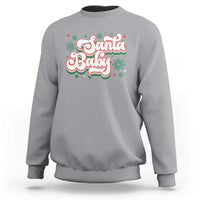 Funny Santa Baby Sweatshirt - Wonder Print Shop