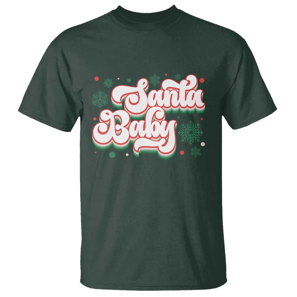 Funny Santa Baby T Shirt - Wonder Print Shop