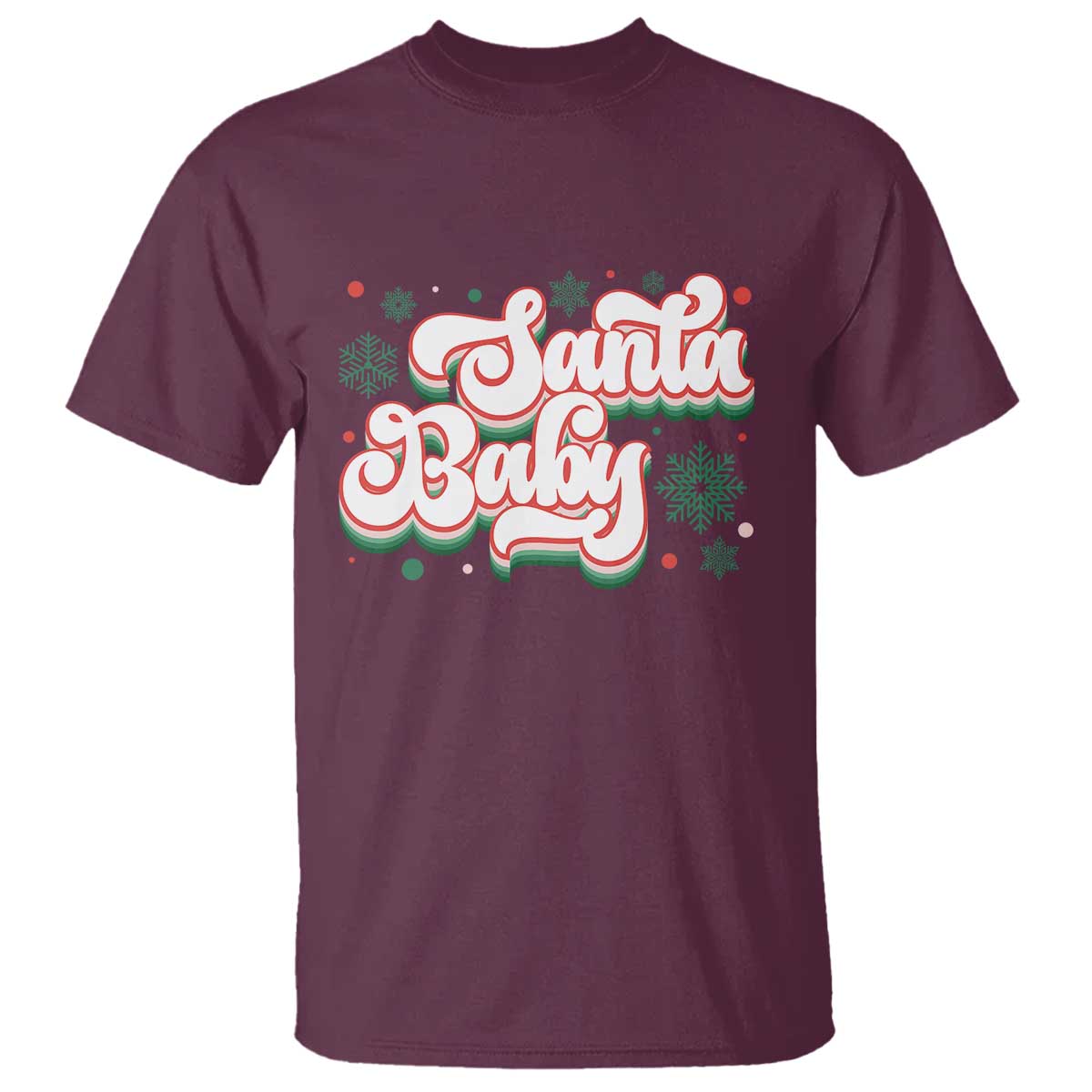 Funny Santa Baby T Shirt - Wonder Print Shop