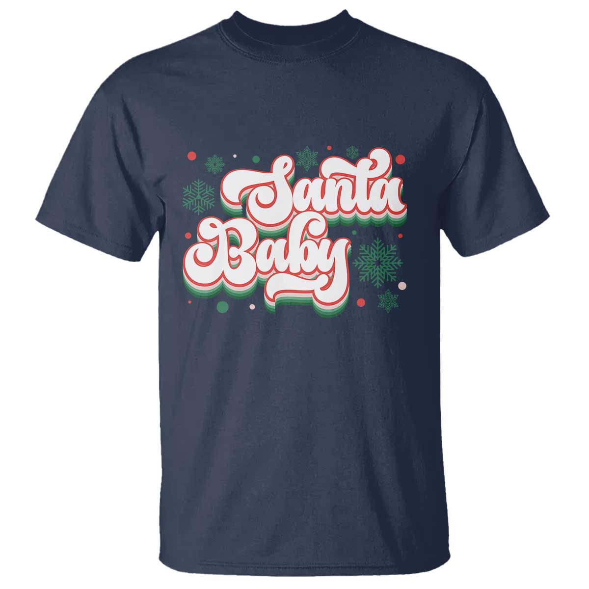 Funny Santa Baby T Shirt - Wonder Print Shop