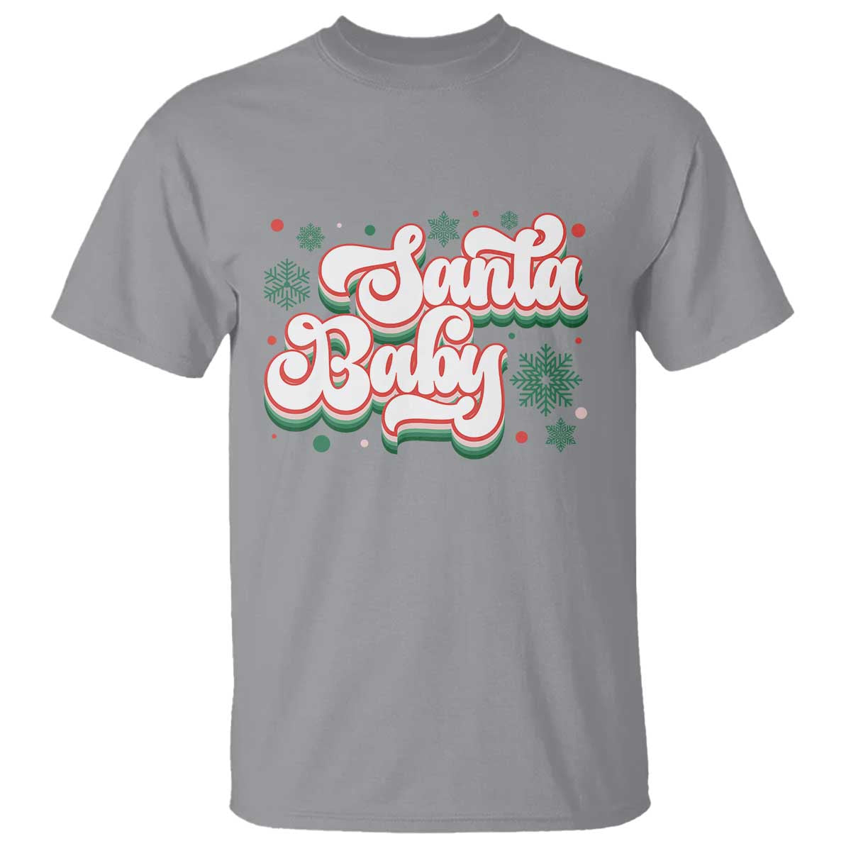 Funny Santa Baby T Shirt - Wonder Print Shop