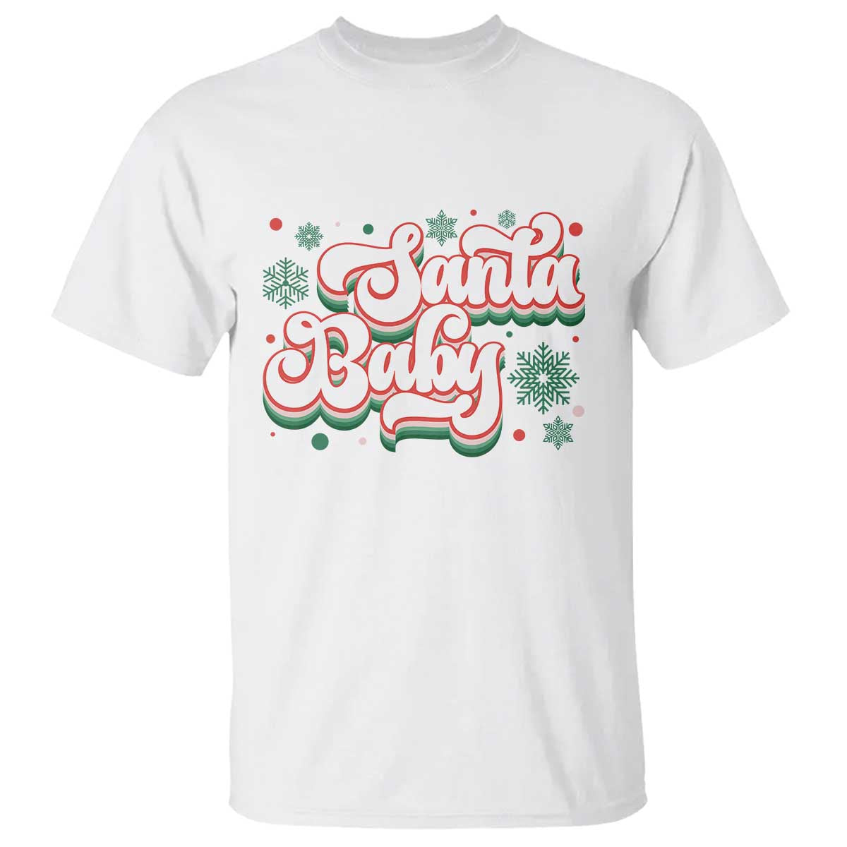 Funny Santa Baby T Shirt - Wonder Print Shop