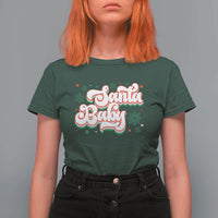 Funny Santa Baby T Shirt For Women - Wonder Print Shop
