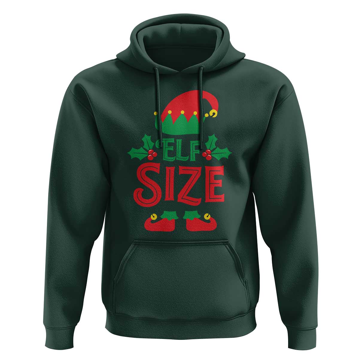 Cute First Christmas ELF Size Hoodie