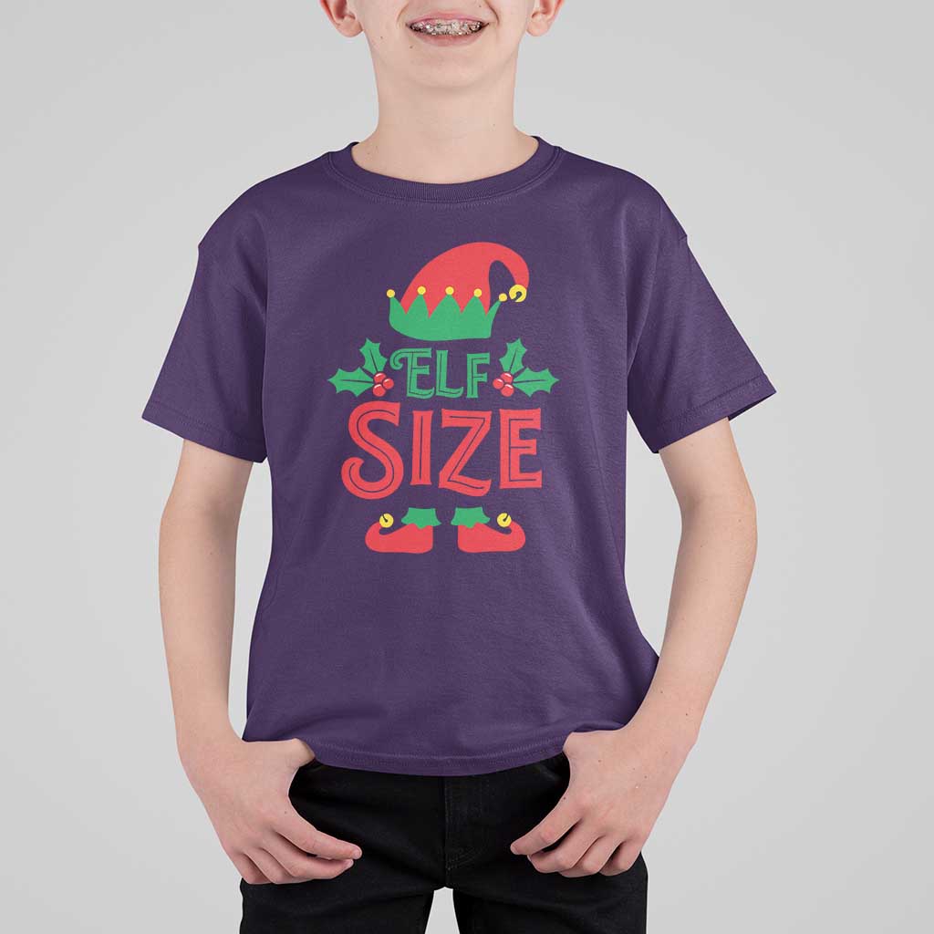 Cute First Christmas ELF Size T Shirt For Kid - Wonder Print Shop