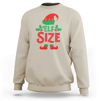 Cute First Christmas ELF Size Sweatshirt - Wonder Print Shop