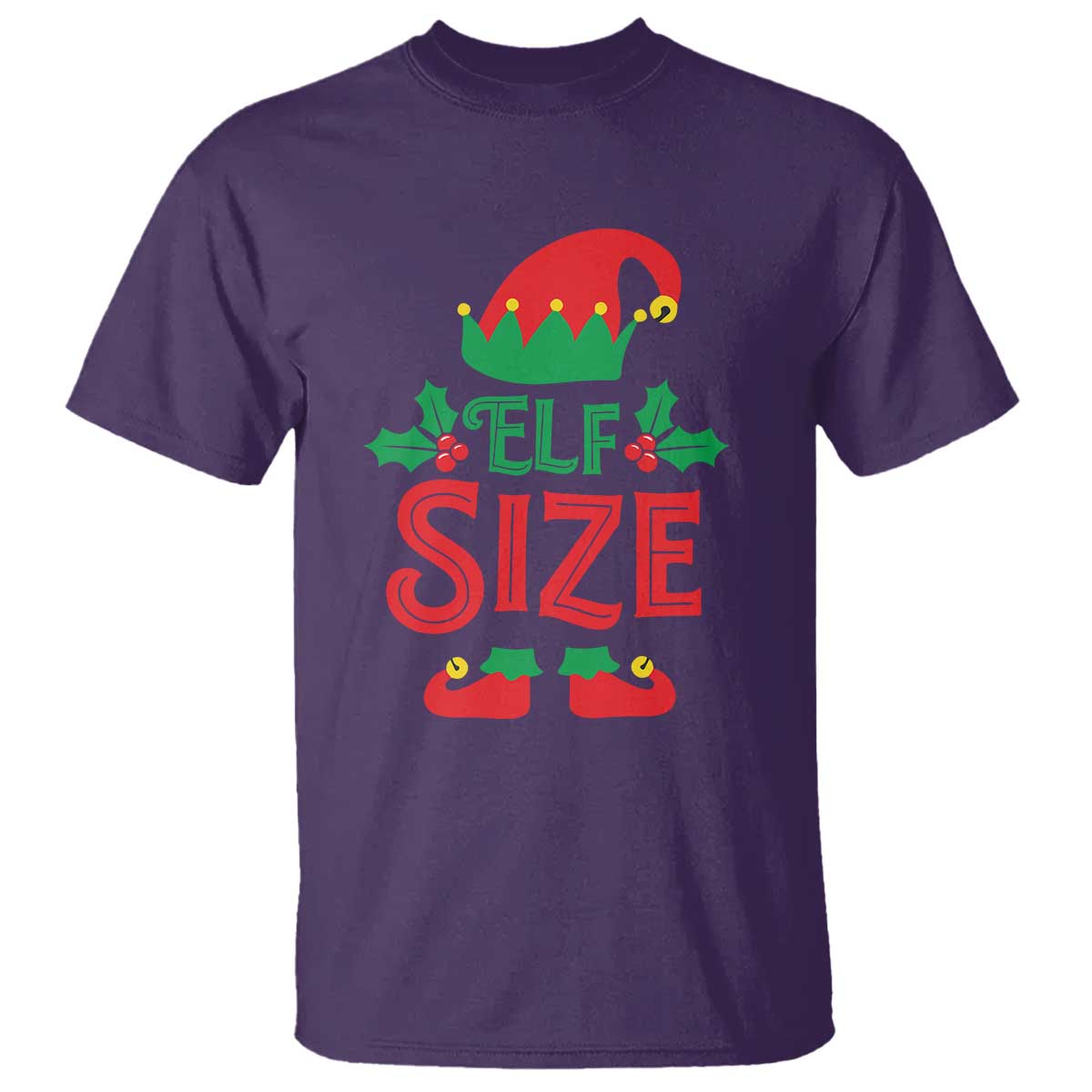 Cute First Christmas ELF Size T Shirt - Wonder Print Shop