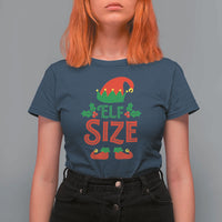Cute First Christmas ELF Size T Shirt For Women - Wonder Print Shop
