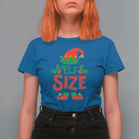 Cute First Christmas ELF Size T Shirt For Women - Wonder Print Shop