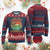Funny Dumpster Fire Ugly Christmas Sweater It's Fine I'm Fine Everything's Fine Raccoon - Wonder Print Shop