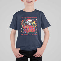 Funny Christmas T Shirt For Kid This Little Light Of Mine Lil Dumpster Fire - Wonder Print Shop
