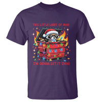 Funny Christmas T Shirt This Little Light Of Mine Lil Dumpster Fire - Wonder Print Shop