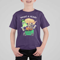 Funny Christmas What A Year Dumpster Fire T Shirt For Kid - Wonder Print Shop
