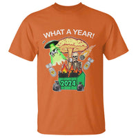 Funny Christmas What A Year Dumpster Fire T Shirt - Wonder Print Shop