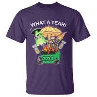 Funny Christmas What A Year Dumpster Fire T Shirt - Wonder Print Shop