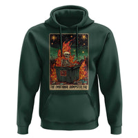 Emotional Dumpster Fire Skeleton Tarot Card Hoodie