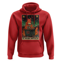 Emotional Dumpster Fire Skeleton Tarot Card Hoodie