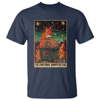 Emotional Dumpster Fire Skeleton Tarot Card T Shirt - Wonder Print Shop