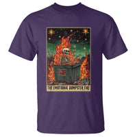 Emotional Dumpster Fire Skeleton Tarot Card T Shirt - Wonder Print Shop