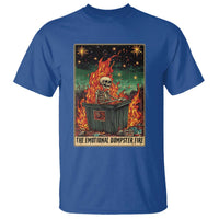 Emotional Dumpster Fire Skeleton Tarot Card T Shirt - Wonder Print Shop