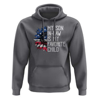 Funny My Son In Law Is My Favorite Child Hoodie American Flag Sunflower