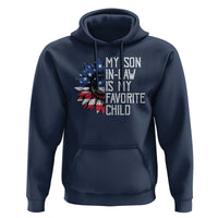 Funny My Son In Law Is My Favorite Child Hoodie American Flag Sunflower