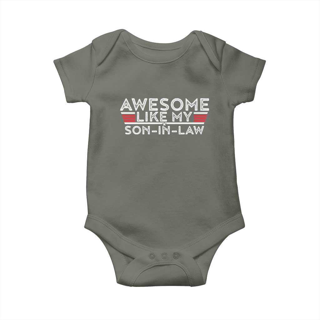Funny Awesome Like My Son In Law Baby Onesie